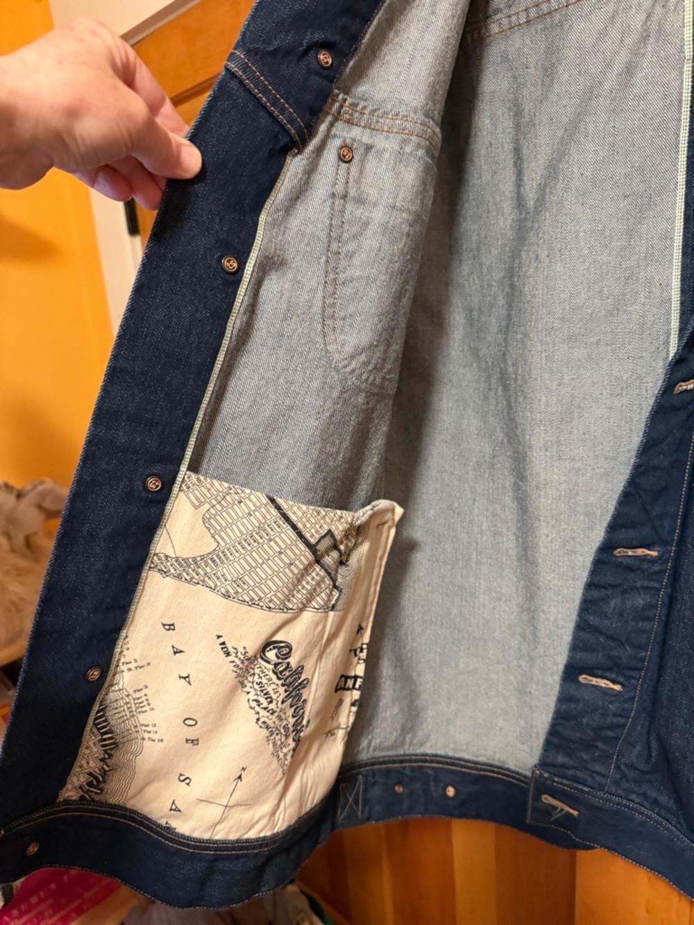 Taylor Stitch Long Haul Dark Blue Denim Jacket - Picture 4 of 10